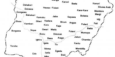 Döntetlen nigéria térkép