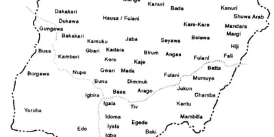 Döntetlen nigéria térkép
