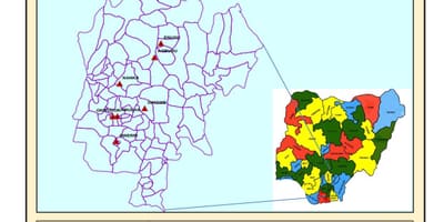 Térkép nigéria