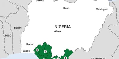 Térkép niger-delta térkép nigéria
