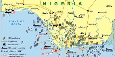 Ipari térkép nigéria